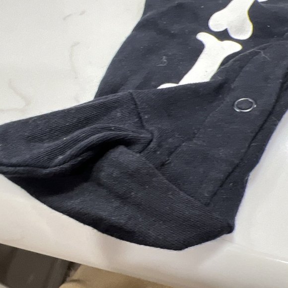 Just One You Made By Carter’s Skeleton with candy in stomach Footie Pjs Size NB - Picture 9 of 10